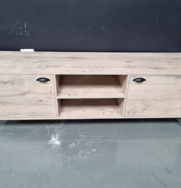 Oak-on-Oak TV Stand
