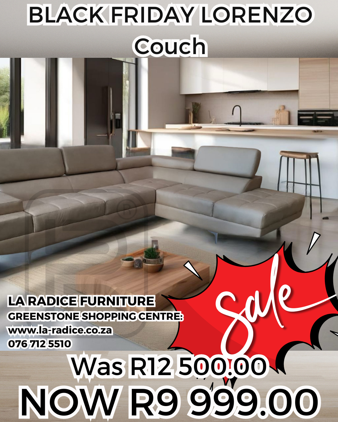 I-BLACK FRIDAY LORENZO Couch